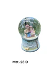 İB GLOBAL Mtt-2319 Pilli Işıklı Müzikli Üflemeli Kar Küresi Büyük Boy - Autumn Love - 1