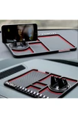 İB GLOBAL Araç Içi Torpido Kaydırmaz Ped Telefon Tutucu Numaratör Organizer Torpido Organizer - 5