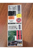 İB GLOBAL BMW E34 ORJİNAL ETİKET TAKIMI 1989-1995 E34 E 34 ETİKET thumbnail 1