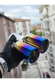 İB GLOBAL Yanık Egzoz Ucu Çift Çıkış Düz Egzoz Kafası thumbnail 2