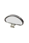 İB GLOBAL Oto Araç Araba Ayna Ek Kör Nokta Aynası Eğitmen Aynası KROM OVAL(10x4 CM) - 2