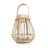 El Yapımı Bambu Kandil Fener - 1