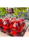 AROW Keyf-i Ala Borosilikat 6'lı Çay Bardağı - 220 ml - 2
