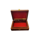 El Yapımı Pirinç Kakma Hint Işi Desenli Takı Kutusu - 3