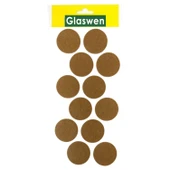 Yapışkanlı Yuvarlak Keçe Masa Sandalye Parke Zemin Ayak Koruyucu Kaydırmaz Keçesi 40 mm (12'Lİ PAKET) thumbnail 3