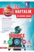 Nartest Yayınları Nartest 8. Sınıf Haftalık Türkçe  Denemeleri (Prestij Serisi) thumbnail 1