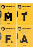 Evrensel İletişim Yayınları 8.Sınıf Hız Yayınları Matematik + Türkçe + Fen Bilimleri + İnkılap Tarihi Soru Bankaları / 4 KİTAP thumbnail 1