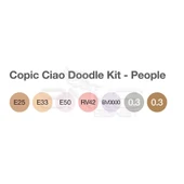 Copic Ciao Marker 5+2 Set People Doodle Kit - 2