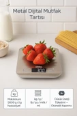 Sinbo SKS-4527 Metal Dijital Hassas Mutfak Tartısı Pil Hediyeli thumbnail 2