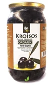 Kroisos Organik Siyah Zeytin Güneşte Kurutulmuş 650 gr Cam Ambalaj - 1