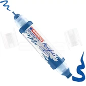 Edding 5400 Akrilik Marker Kalem Çift Uçlu 3D Double Liner 903 Anzer Mavi - 1