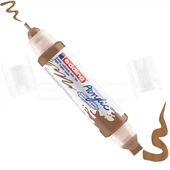 Edding 5400 Akrilik Marker Kalem Çift Uçlu 3D Double Liner 919 Fındık Kahvesi - 1