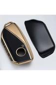 YıldızTuning BMW 7 Serisi I7 G70 Anahtar Kılıfı Siyah-Gold 2022-2025 thumbnail 1