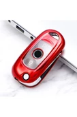 YıldızTuning Opel Astra K Sustalı Tip Anahtar Koruma Kılıfı Kırmızı Renk thumbnail 1