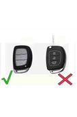 YıldızTuning Hyundai Tucson Sustasız Anahtar Kılıfı Kırmızı Renk thumbnail 2
