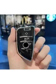 YıldızTuning Bmw 7 Serisi G11 Siyah-Silver Anahtar Kılıfı thumbnail 1