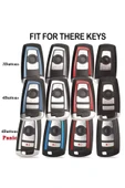 YıldızTuning Bmw X5 F15 Siyah-Silver Anahtar Kılıfı - 3
