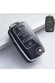 YıldızTuning Scirocco Sustalı Anahtar Koruma Kılıfı Siyah Gümüş thumbnail 1
