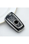 YıldızTuning Bmw X5 F15 Siyah-Silver Anahtar Kılıfı - 1