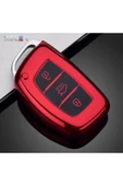 YıldızTuning Hyundai Tucson Sustasız Anahtar Kılıfı Kırmızı Renk thumbnail 1