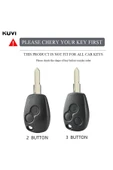 YıldızTuning Renault Laguna Anahtar Kılıfı 2 Buton Siyah Renk thumbnail 3