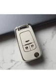 YıldızTuning Opel Mokka Beyaz Silver Anahtar Kılıfı thumbnail 1