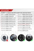 YıldızTuning Bmw 4 Serisi F32 F36 Kristal Start Stop Tuş Kırmızı - 3