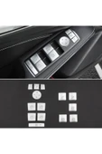 Next Oto Mercedes W204 Cam Düğme Kromu W212 Ayna Ayar Düğme Kromu Uyumlu - 2