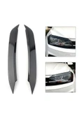 YıldızTuning Vw Polo Mk6 Piano Black Far Üstü Kaşı 2017-2023 - 2