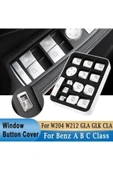 YıldızTuning Mercedes GLE W166 C292 Serisi Cam Tuş Takımı Kaplama Düğme W166 - 5
