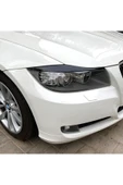 YıldızTuning Bmw E90 Far Üstü Kaşı Piano Black Kaplama 2005-2012 - 3
