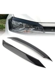 YıldızTuning Vw Polo Mk6 Piano Black Far Üstü Kaşı 2017-2023 - 1