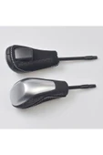 YıldızTuning Bmw X5 Vites Topuzu Alcantara Deri Gümüş OEM E53 1999-2006 thumbnail 3