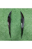 YıldızTuning Bmw F30 Far Üstü Kaşı Piano Black Kaplama 2012-2018 - 5