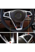 YıldızTuning Mercedes B W246 Direksiyon Tuş Çerçevesi Krom  2015-2018 - 6