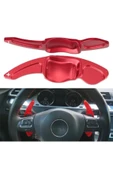 YıldızTuning Scirocco 2009-2014 Uyumlu F1 Paddle Shifter Kulakçık Kırmızı Renk Büyük Boy thumbnail 1