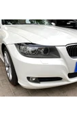 YıldızTuning Bmw E90 Far Üstü Kaşı Piano Black Kaplama 2005-2012 - 2