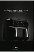 King Pro Kyf32 Magıcchef Plus Dual Air Fryer Pişirme Robotu thumbnail 1