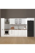 390 cm %100 MDF Greena White Mutfak Dolabı - 1