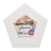 Supertrend Shapedition Beşgen Tuval 30 cm. - 1
