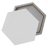 Supertrend Shapedition Altıgen Tuval 20x20 cm. - 1