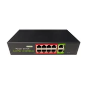 Uranıum Poe-8002-96w 8 Port 10/100 + 2 Port 10/100 Rj45 Uplınk Watch-dog Poe Swıtch (realtek Chıpset - 1