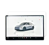 Tesla Model Y 15.6" Multimedya Ekran Koruyucu – 2in1 Nano Cam Çizilmez Koruma thumbnail 2
