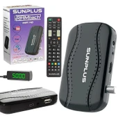 Sunplus Ramtech Plus+ Wıfı Hd Uydu Alıcı Mini Full Hd Iptv Dahili Wifi Ucast Iks Hediye + Süresiz Iptv - 1