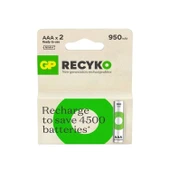 Gp Recyko Şarjlı Pil Aaa İnce Kalem 950 Mah 4500 Series Ni-mh 2li Paket - 1