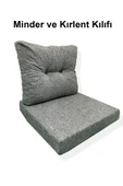 adımshops 1 Adet Bahçe Balkon Mobilyası Minderi Kılıfı (1 ADET MİNDER, 1 ADET KIRLENT Yanlızca Kılıf Gönderile - 1