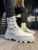 Pabucmarketi Erkek Spor Bot Beyaz thumbnail 4