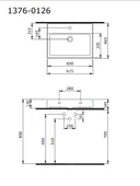 Bocchi Milano Tezgah Üstü Lavabo 60 Cm Parlak Beyaz 1376-001-0126 - 2