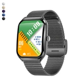 Logia Ultra Thin Edge 48mm Çelik Kasa Metal Kordon Akıllı Saat - 1
