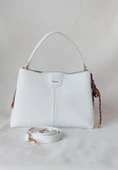 25AA266 Model Sarach Marka Beyaz Renk El ve Omuz Çantası - 1